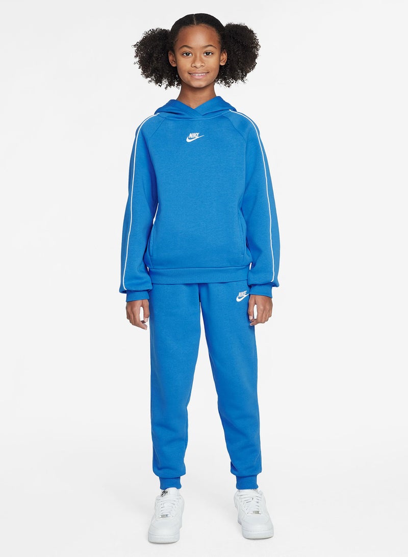 نايكي طقم سويت شيرت بغطاء رأس من كلوب فليس للأطفال - Image 1