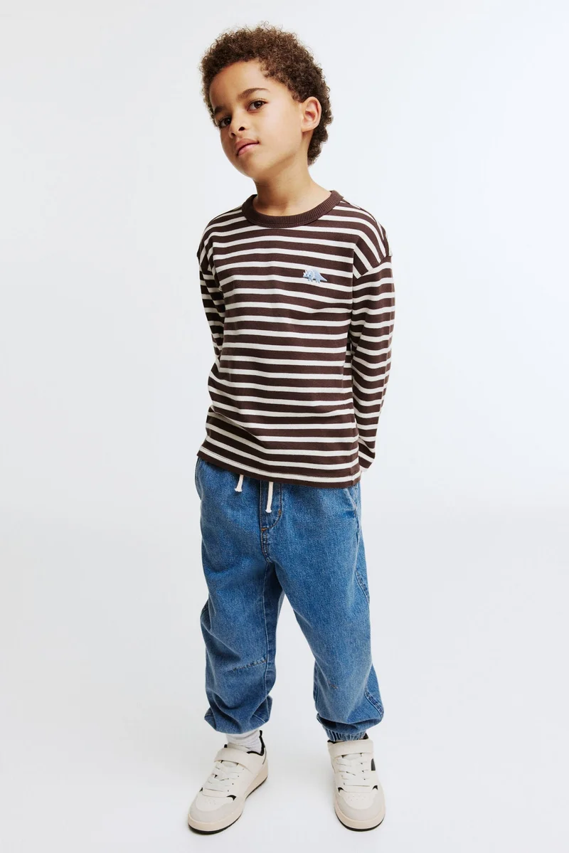 اتش اند ام بنطلون رياضي قطن - عبوة من قطعتين