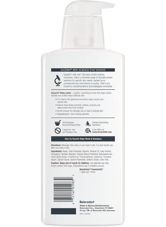 Eucerin Baby Lotion, Sensitive Skin 400Ml Packaging May Vary - Image 4
