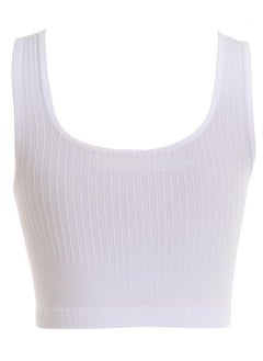 COTTONIL COTTONILSolid Soft Bra-White  - Image 2