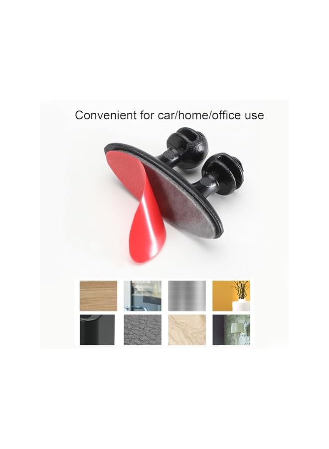 Green Tiger 8 Pcs Multifunctional Cable Management Cord Organizer, 3-in-1 Adhesive Cable Clips, Plastic No-Residue Adhesive Cord Management, for Car, Home, Office - Image 5