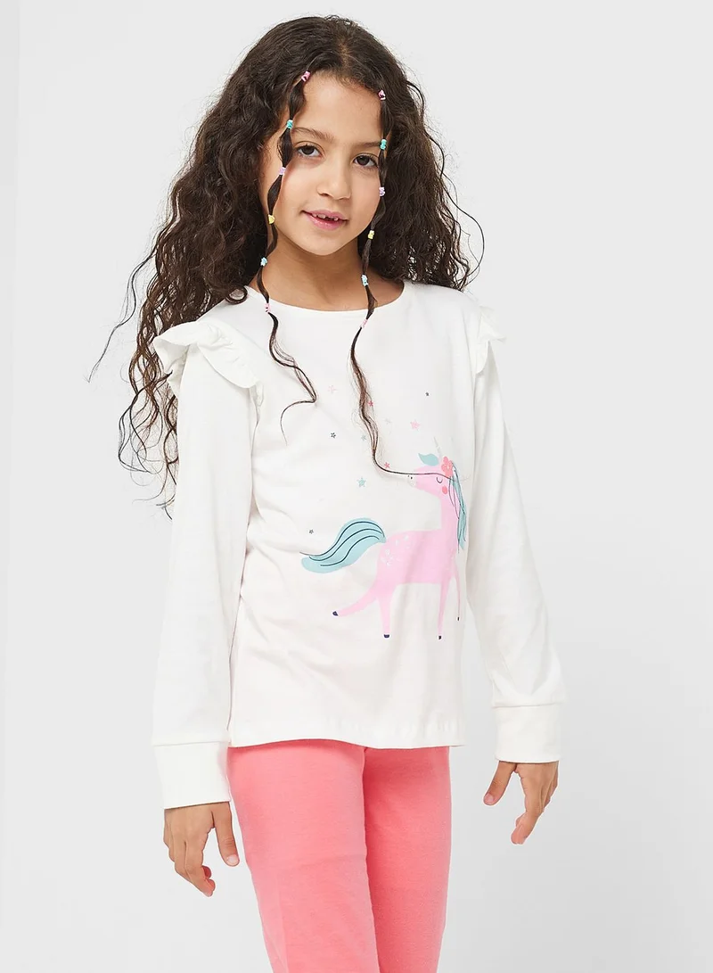 mothercare Kids 2 Pack Assorted Sweatshirt & Sweatpants Set