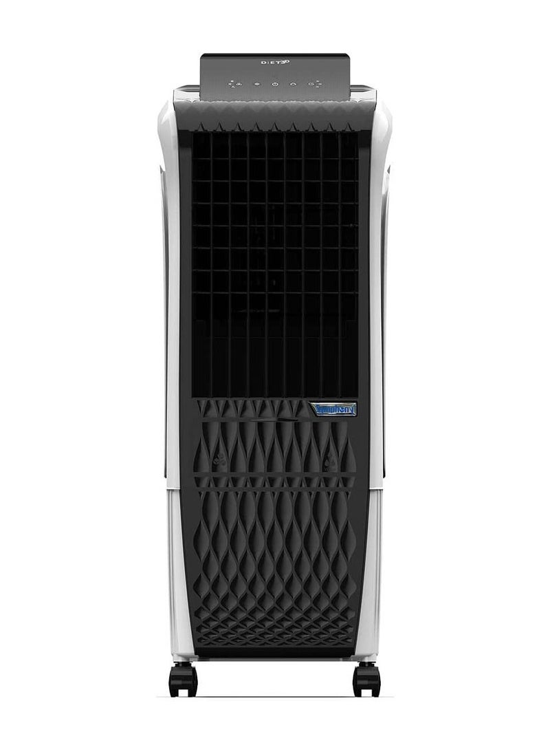 SYMPHONY - Symphony Diet 3D 20i Portable Tower Air Cooler For Home, Office with 3-Side Honeycomb Pads, Pop-Up Touchscreen, i-Pure Technology and Low Power Consumption, Grey - Image 1