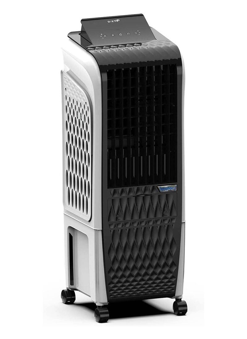 SYMPHONY - Symphony Diet 3D 20i Portable Tower Air Cooler For Home, Office with 3-Side Honeycomb Pads, Pop-Up Touchscreen, i-Pure Technology and Low Power Consumption, Grey - Image 1
