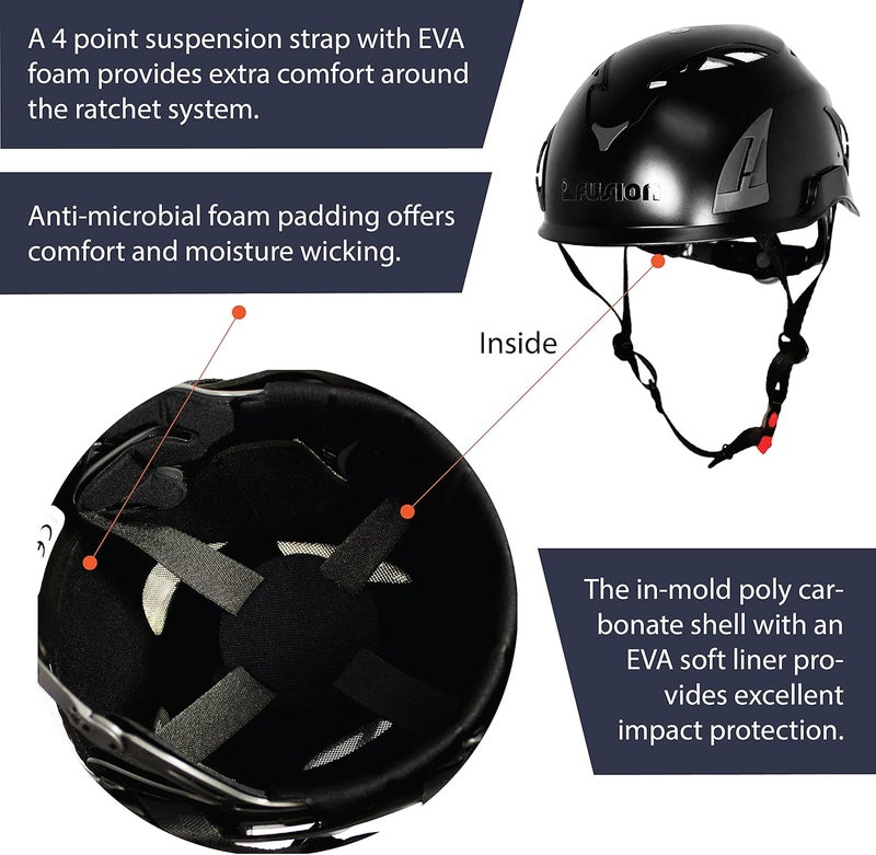 FUSION Meka Work Climbing Helmet - Image 3