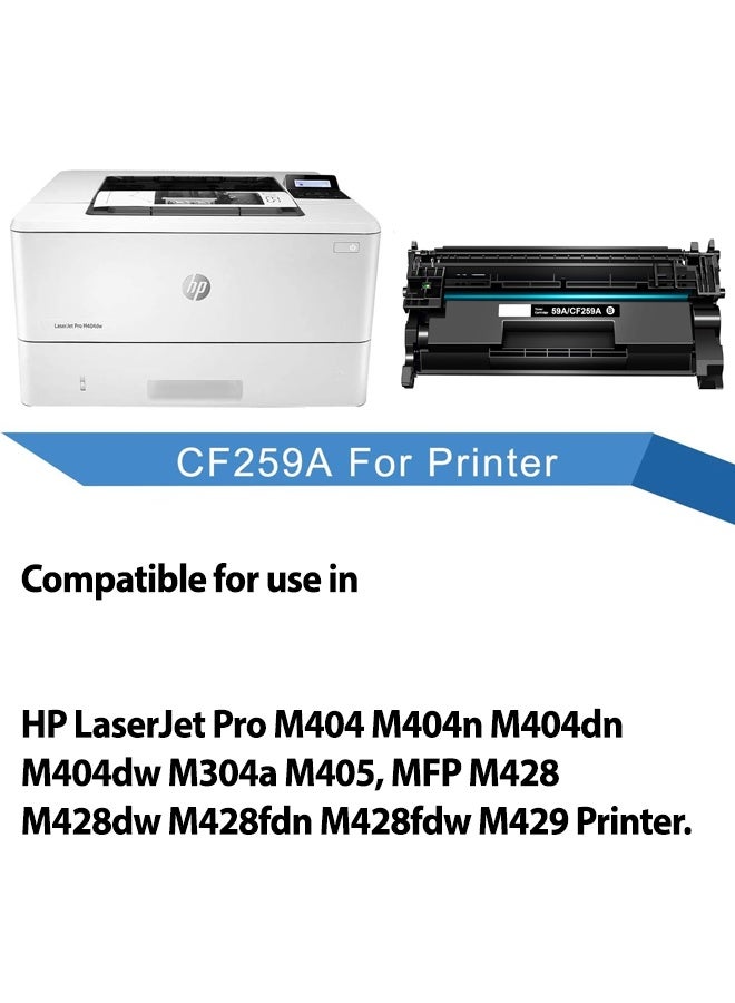 Office Maker 59A CF259A Black Toner Cartridge Replacement for Toner HP Laserjet Pro MFP M428fdw M428dw M428fdn M404dn M404n M404dw M428 M404 M304 Printer (with Chip) - Image 3