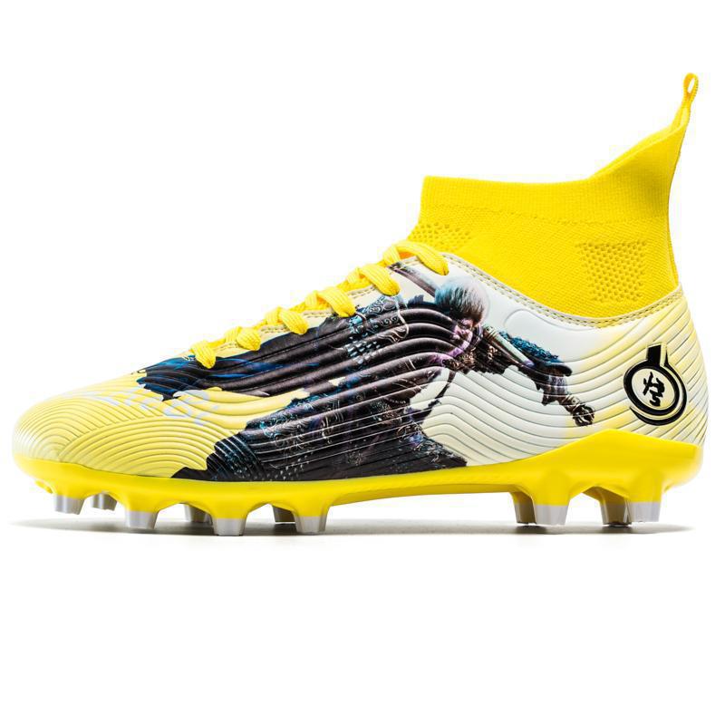 Plus Size Mason Football Shoes Boys High-Top Ag Spike Teenage Student Training Shoes Lawn Sneaker - Image 5