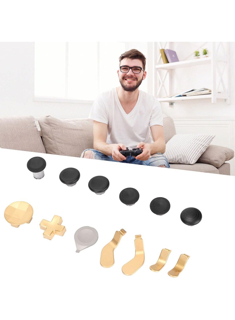 GGOOT Game Controller Swap Joystick, Replacement 13 in 1 Paddles D Pads Parts Stylish Textured Grips for Game Console - Image 2