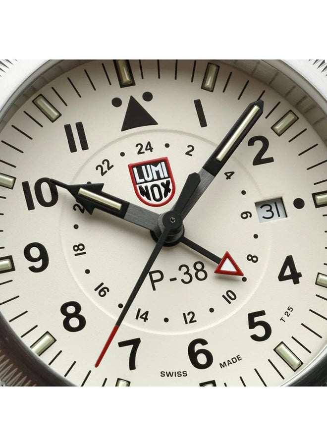 Luminox Men's Analog Round Shape Leather Wrist Watch XA.9527 - 42 Mm  - Image 3