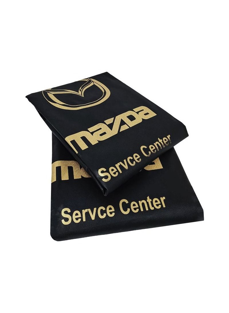 mazda Car Seat Cover, Universal Car Seat Dust Dirt Protection Cover, Extra Protection For Your Seat 2 pcs Set - Image 1