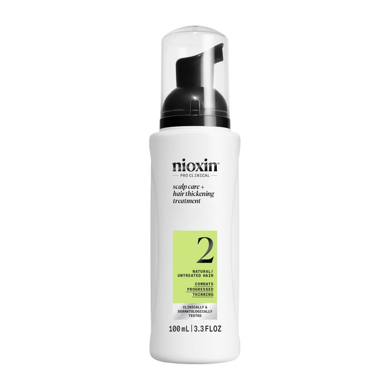 Nioxin Scalp + Hair Thickening System 2 Leave on Treatment | For Natural or Untreated Hair with Progressed Thinning | 3.4 Fl oz. - Image 1
