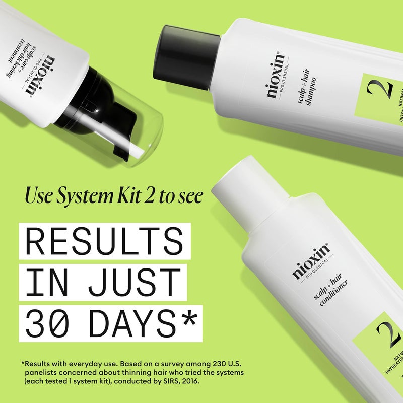 Nioxin Scalp + Hair Thickening System 2 Leave on Treatment | For Natural or Untreated Hair with Progressed Thinning | 3.4 Fl oz. - Image 5
