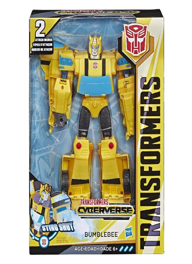 TRANSFORMERS - Transformers Cyberverse Action Attackers: Ultimate Class Bumblebee Action Figure Toy - Image 1
