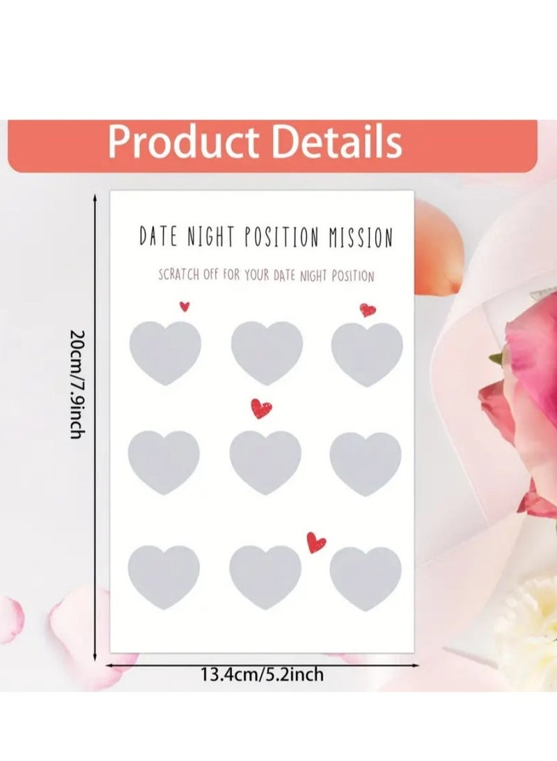NIBEMINENT 2pcs  Scratch Cards - Perfect For Birthdays & Anniversaries, Funny Gift For Him Or Her, Grey  - Image 3