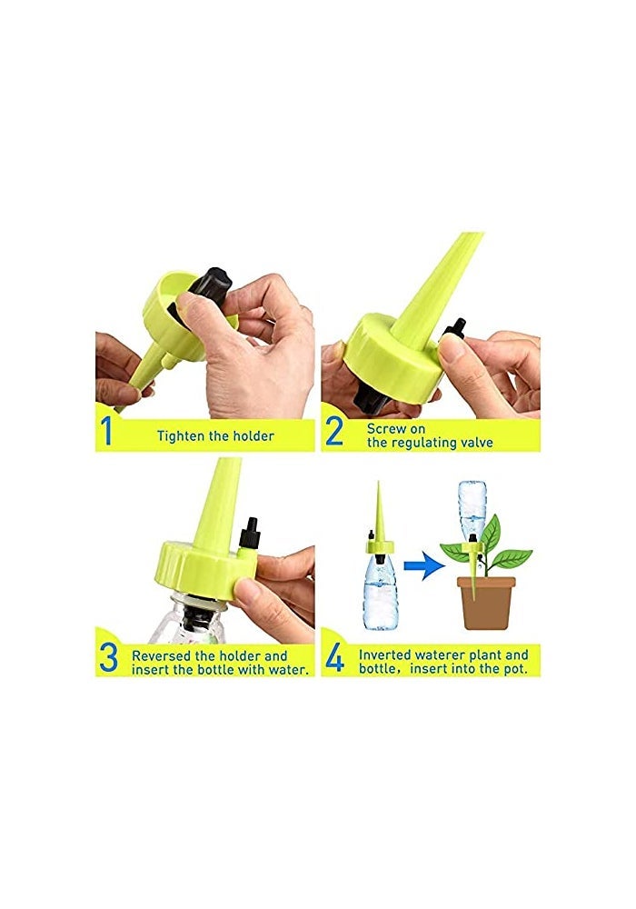 AQ AQSON AQSON 6-Piece Automatic Plant Waterer Device with Slow Release Control Valve for Indoor and Outdoor Gardening - Image 3