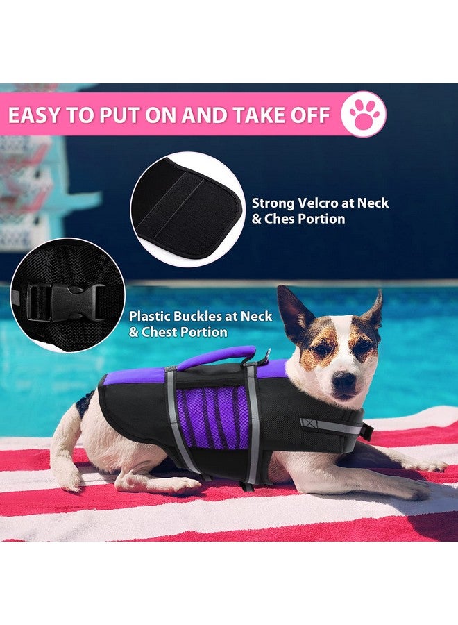 Queenmore Small Dog Life Jacket, Adjustable Pet Life Vest for Small and Medium Dogs with High Buoyancy, Rescue Handle, Reflective Bands for Boating, Canoeing, Swimming - Image 5