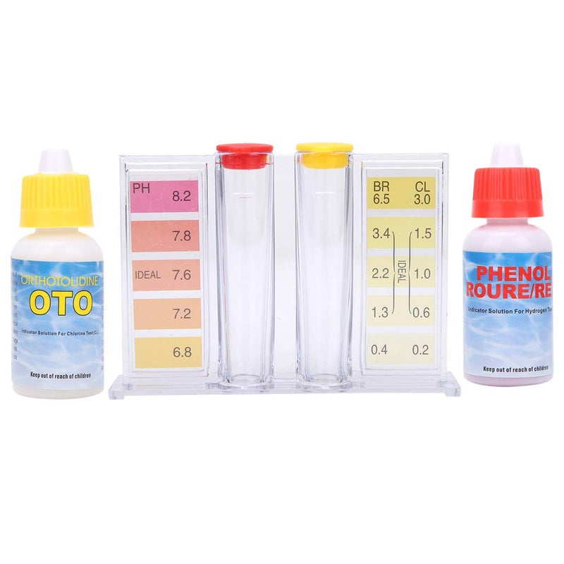 Keenso Compact PH Water Quality Test Kit, Swimming Pool Tester, Accurate Measurement for Spa Hot Spring Water Monitoring - Image 4