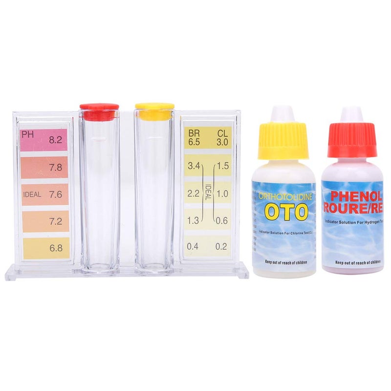 Keenso Compact PH Water Quality Test Kit, Swimming Pool Tester, Accurate Measurement for Spa Hot Spring Water Monitoring - Image 5