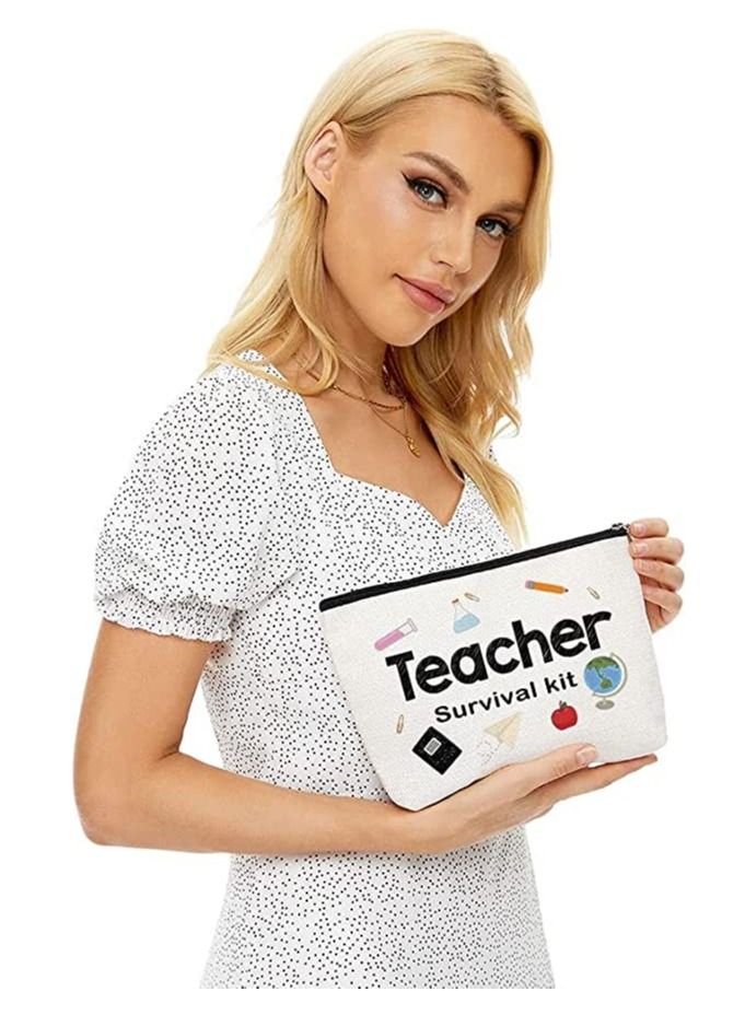 PRINTSHOP4ME Cosmetic bag gifts for Appreciation of Teachers on Teachers day Design 4  - Image 2
