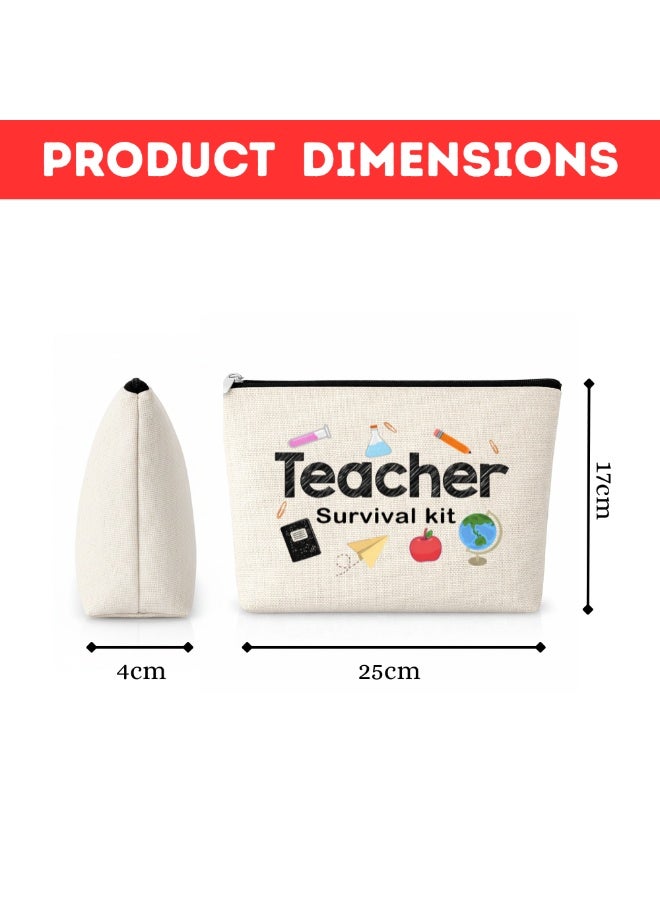 PRINTSHOP4ME Cosmetic bag gifts for Appreciation of Teachers on Teachers day Design 4 - Image 3