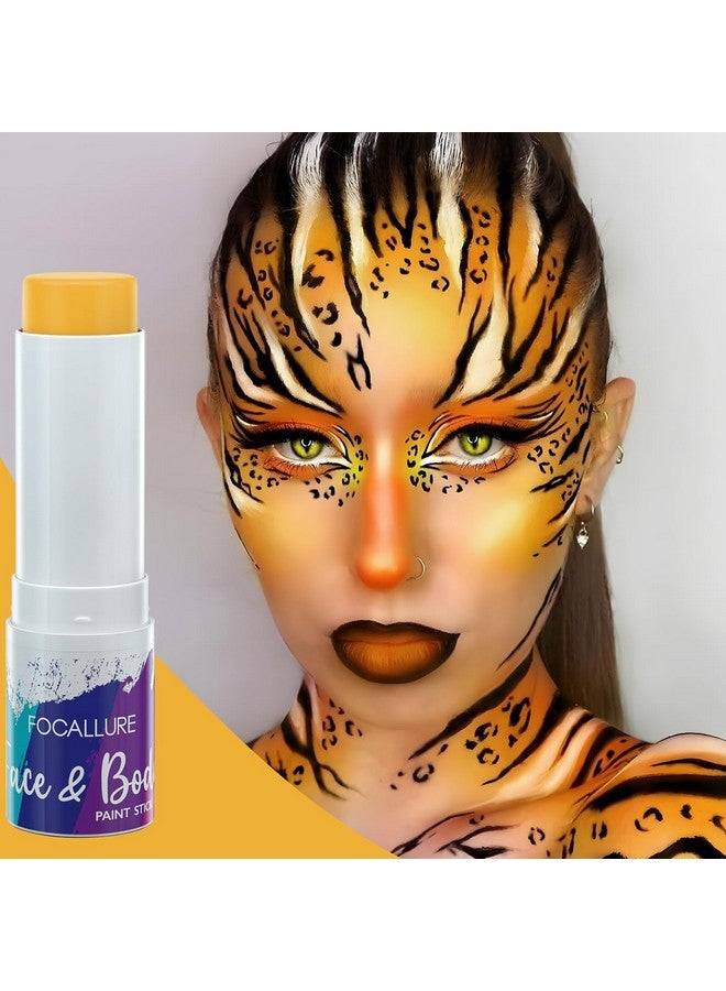 FOCALLURE Face Body Paint Stickeye Black Stick For Sportsface Painting Kit Professional Hypoallergenic Foundation Makeup For Halloween Cosplay Sfx Costume Partyyellow Lantern - Image 4