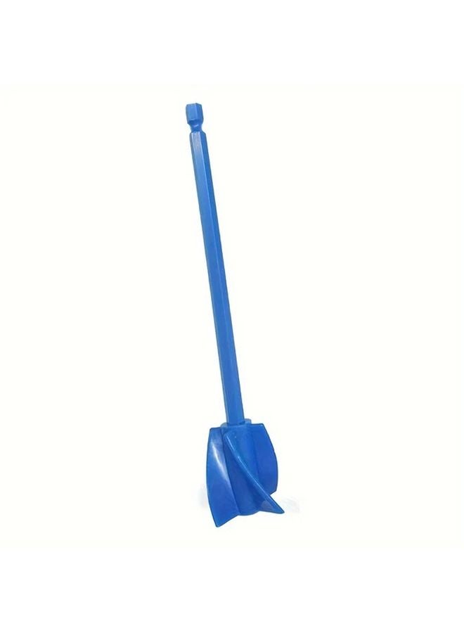 Heavy Duty Waterproof ABS Paint Mixing Rod with Non Slip Grip Blue 1pc - Image 1