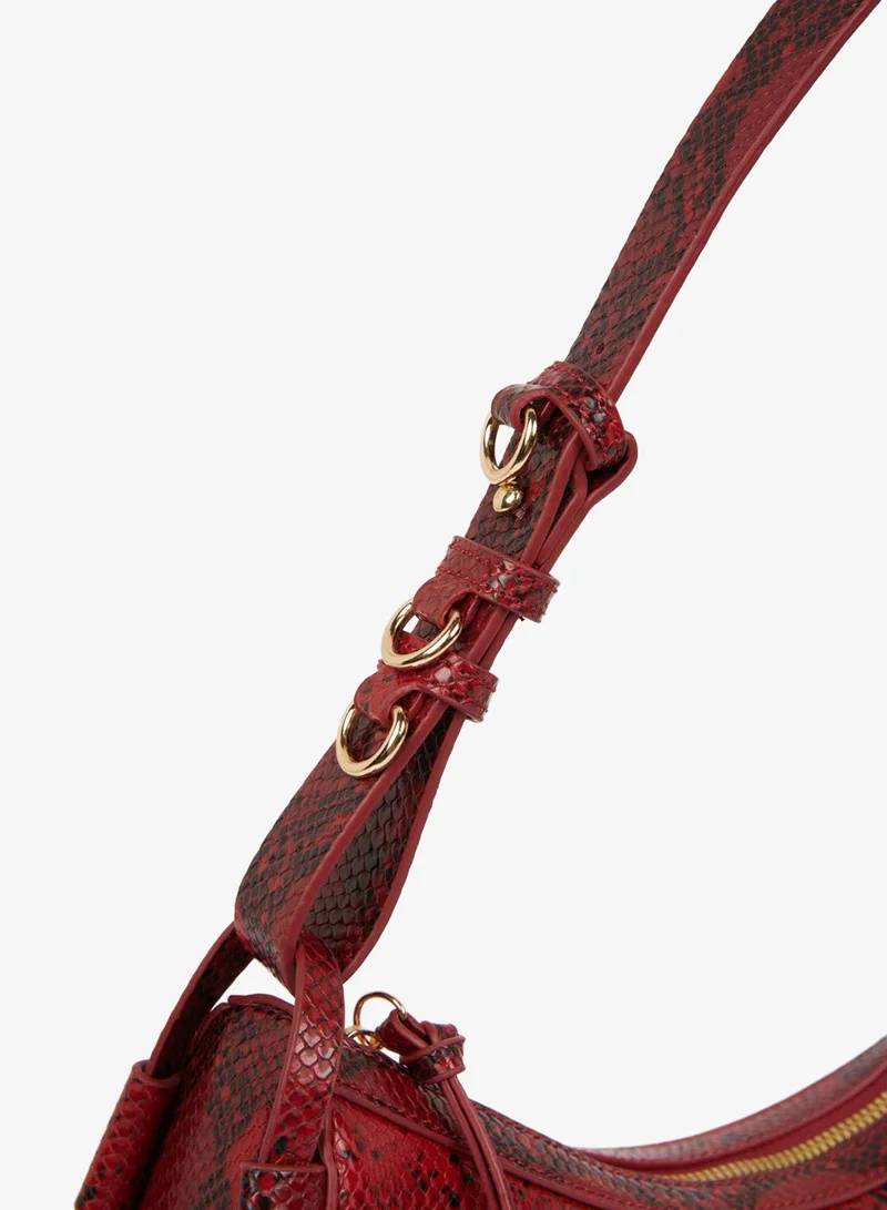 Defacto  Woman Faux Leather Snakeskin Patterned Shoulder Bag for Women | Best Price UAE
