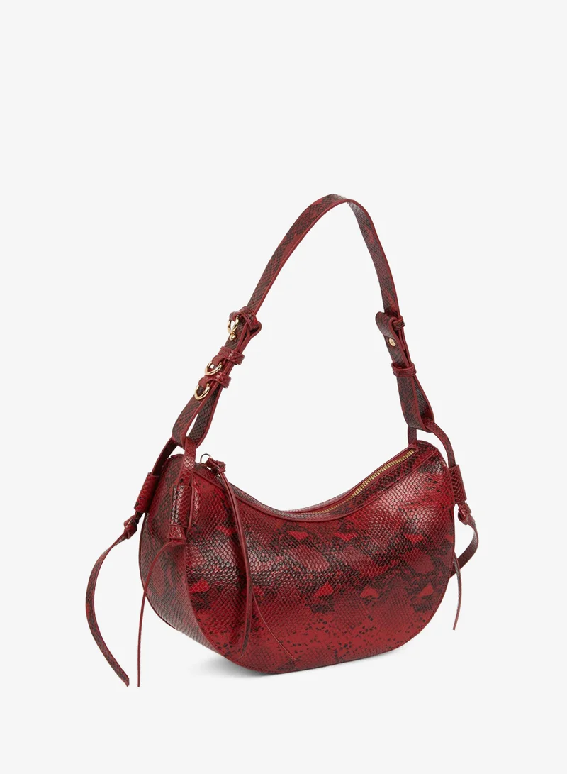 Defacto  Woman Faux Leather Snakeskin Patterned Shoulder Bag for Women | Best Price UAE