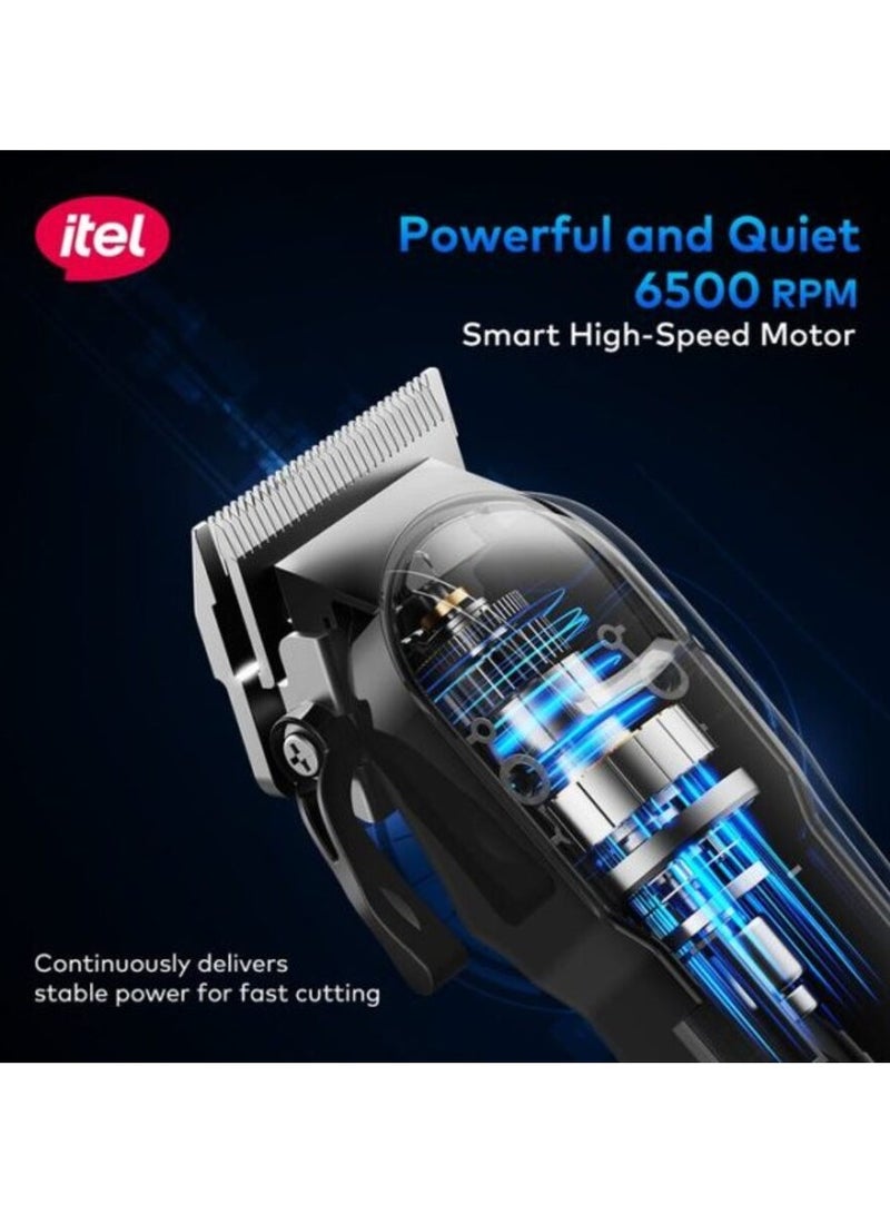 إيتيل ماكينة قص الشعر اللاسلكية بشاشة رقمية IH CL33 من Itel مع بطارية تدوم طويلاً - Image 5