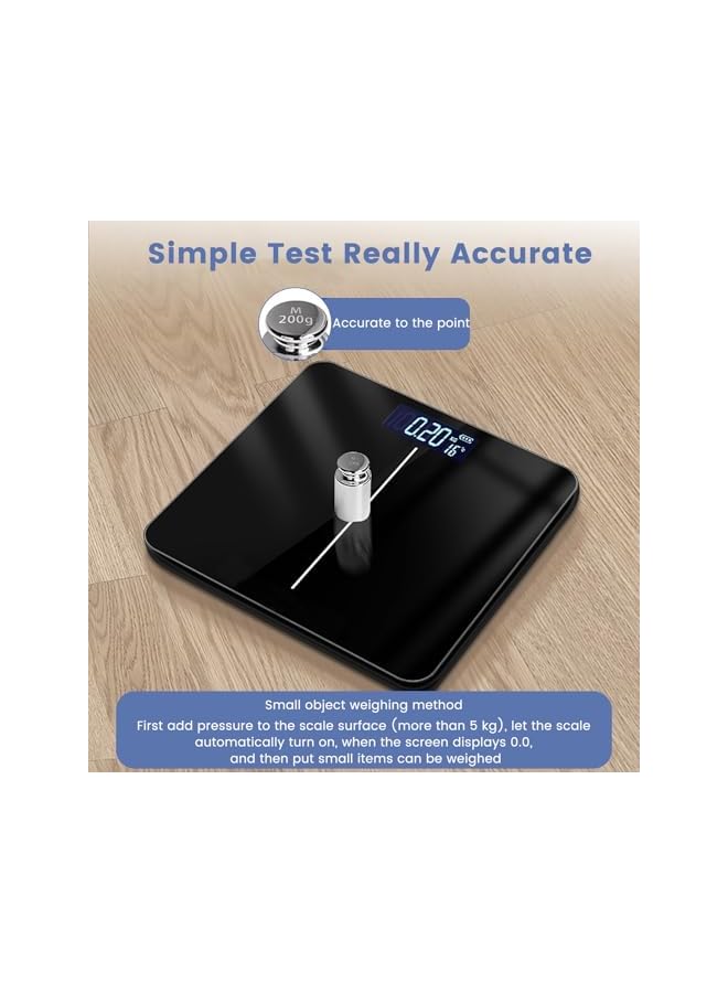 promass Bathroom Scale for Body Weight, Body Scale with Bright LED Display,Weighing Scale for People, Most Accurate to 0.1lb, 400 lbs/180kg Capacity - Image 3