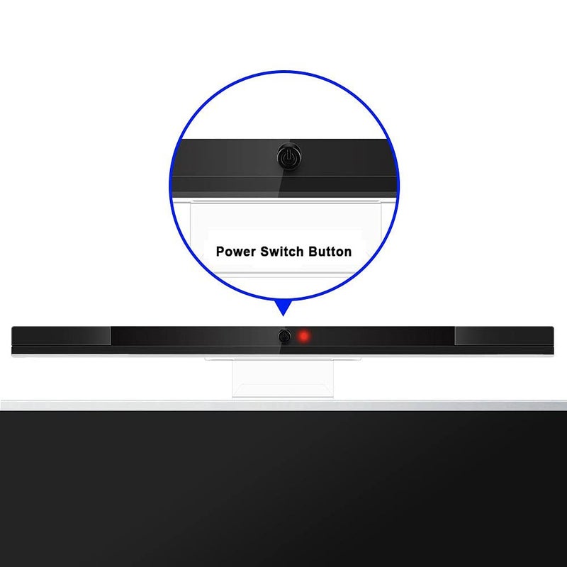 SOONORY Replacement Wii Sensor Bar, Motion Sensor Signal Receiver for Nintendo Wii and Wii U Console with Stable Stand and 4 AAA Batteries(Silver) - Image 2
