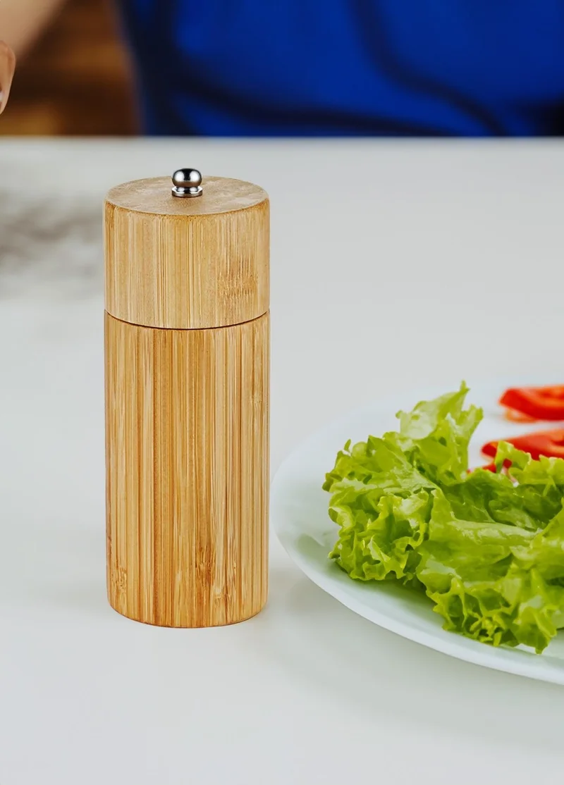 THE MIA Natura Bamboo Salt Pepper Mill 6X15 cm