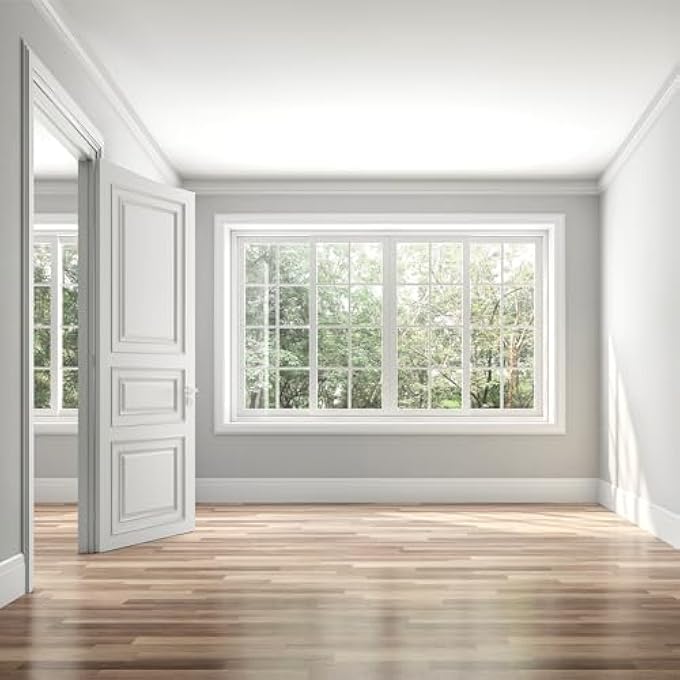 PEEL AND STICK PANELS MOLDING TRIM, SELF-ADHESIVE WALL PANELING STRIP, FLEXIBLE CHAIR RAIL CLASSIC WALL TRIM FOR HOME DECORATION ﻿ (0.9IN*10FT-3 ROLL) - Image 3