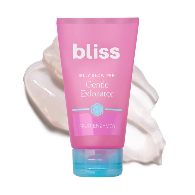 Bliss Jelly Glow Peelâ„¢ Gentle Non-Abrasive Cleanser and Exfoliator With Fruit Enzymes - 4 Oz - Nourishes and Hydrates Skin - Clean - Vegan & Cruelty Free - Image 1