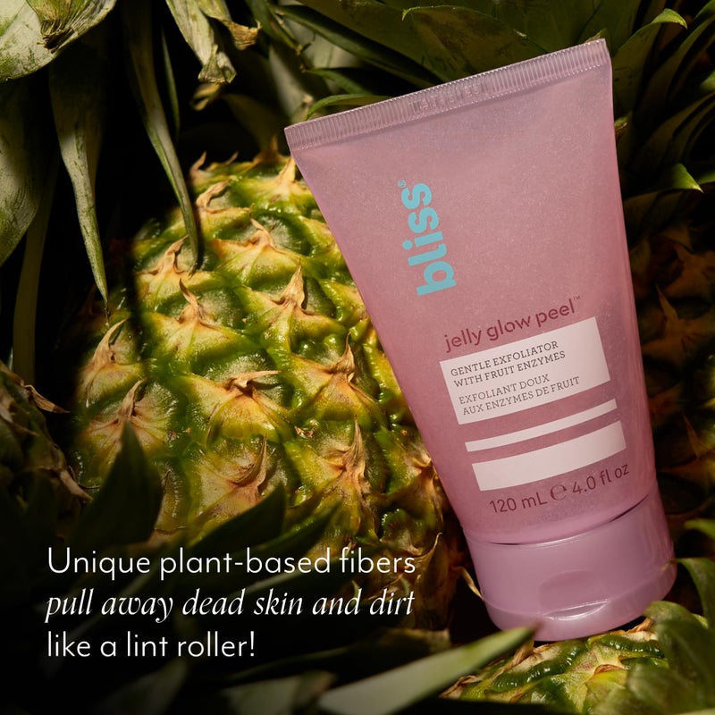 Bliss Jelly Glow Peelâ„¢ Gentle Non-Abrasive Cleanser and Exfoliator With Fruit Enzymes - 4 Oz - Nourishes and Hydrates Skin - Clean - Vegan & Cruelty Free - Image 3