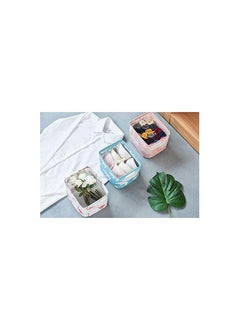 Spaceshoop Linen Desktop Storage Box Waterproof Toy Sundries Storage Basket Cosmetic Underware Storage Organizer Office Stationery (A)  - Image 3