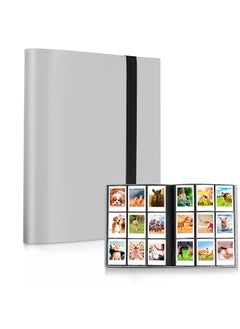 O Ozone 360 Pockets Photo Album for Fujifilm Instax Mini Camera, Polaroid Snap PIC-300 Z2300 Instant Camera Grey  - Image 1