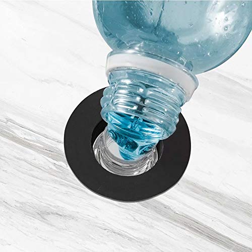 Becomrock Soap Dispenser for Kitchen Sink, Built in Sink Soap Dispenser Lotion Dispenser with 17 Ounce Bottle, Stainless Steel Sink soap Dispenser, Black - Image 3