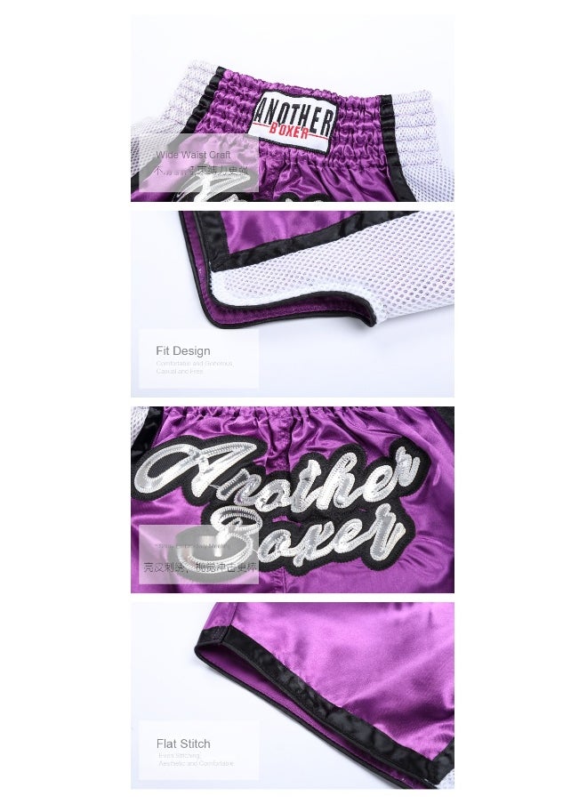 NIBEMINENT - Muay Thai Fight Shorts,MMA Shorts Clothing Training Cage Fighting Grappling Martial Arts Kickboxing Shorts Clothing - Image 1