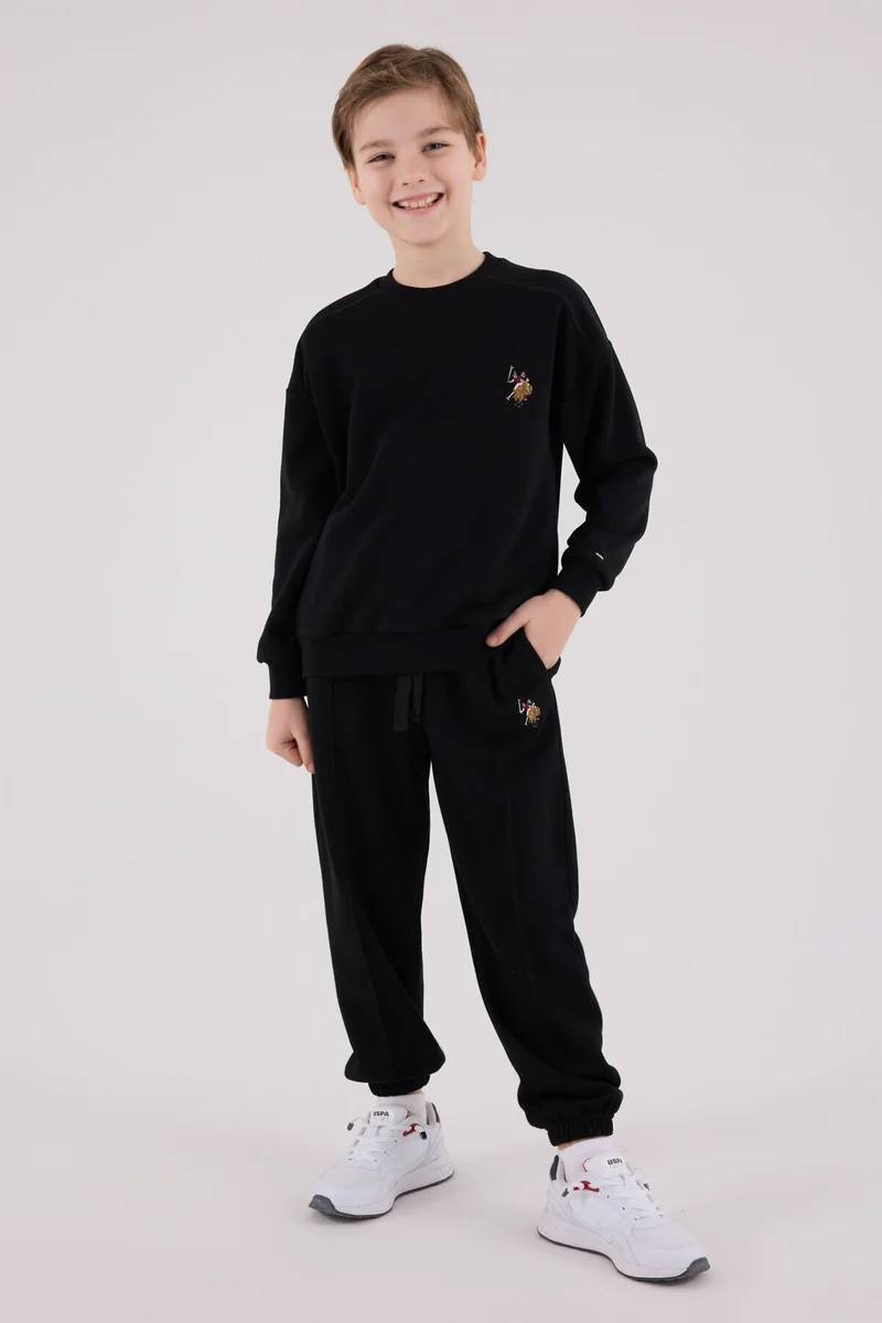 U.S. Polo Assn. U.S. Polo Assn Boys Black Tracksuit Set