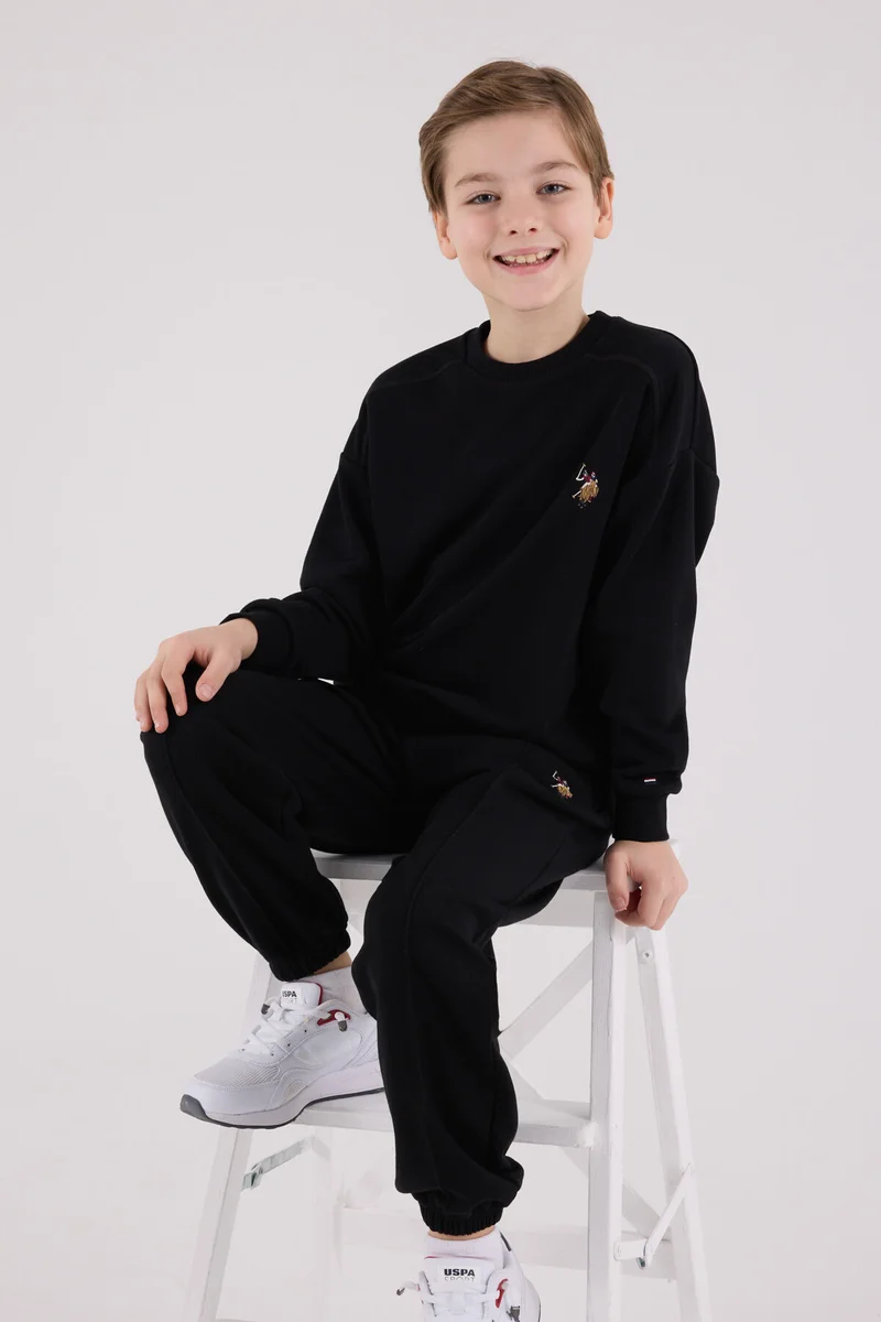 U.S. Polo Assn. U.S. Polo Assn Boys Black Tracksuit Set