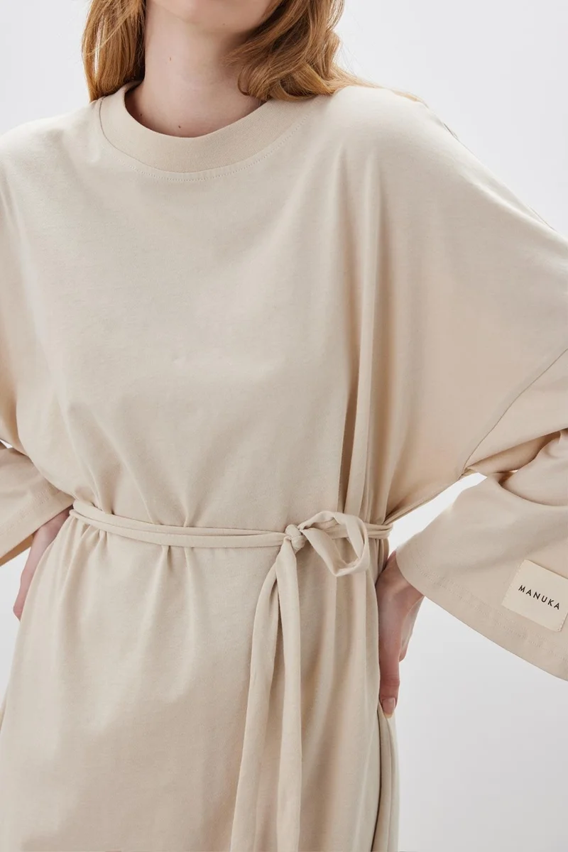 Manuka Beige Maxi Dress