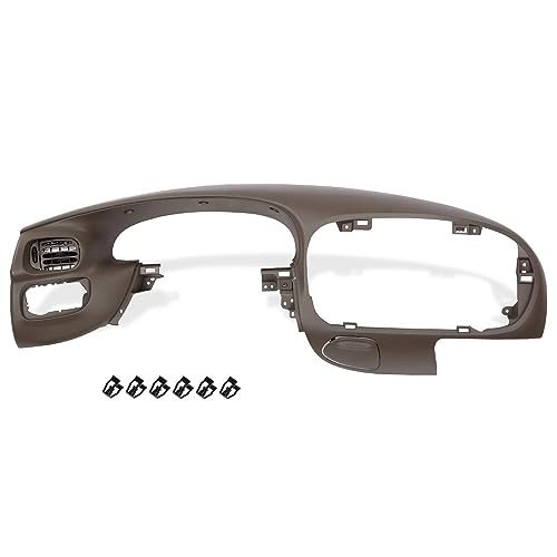 GPLUS إطار لوحة القيادة G-PLUS متوافق مع فورد F150 1997-2003 / مناسب لفورد إكسبيديشن 1997-2003 بديل إطار الزخرفة (بني) - Image 2