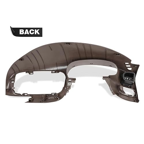 GPLUS إطار لوحة القيادة G-PLUS متوافق مع فورد F150 1997-2003 / مناسب لفورد إكسبيديشن 1997-2003 بديل إطار الزخرفة (بني) - Image 3