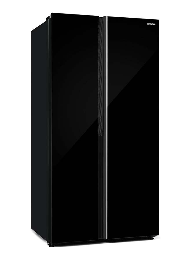 HITACHI 656L Side-by-Side Refrigerator | Inverter Compressor | Dual Surround Cooling | Selectable Zone Soft Freeze (-2°C) | Triple Power Filter | Quick Cool & Freeze, 630 kW HRSN9713ESGBKAE Glass Black - Image 3