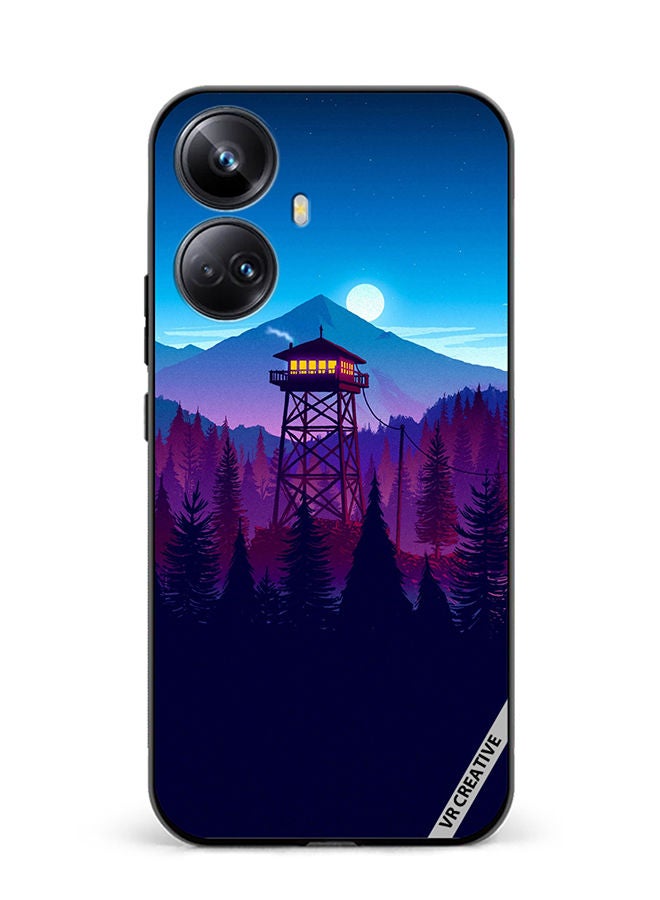 VR CREATIVE Protective Case Cover For Realme 10 Pro Plus Alone Night Design Multicolour - Image 1