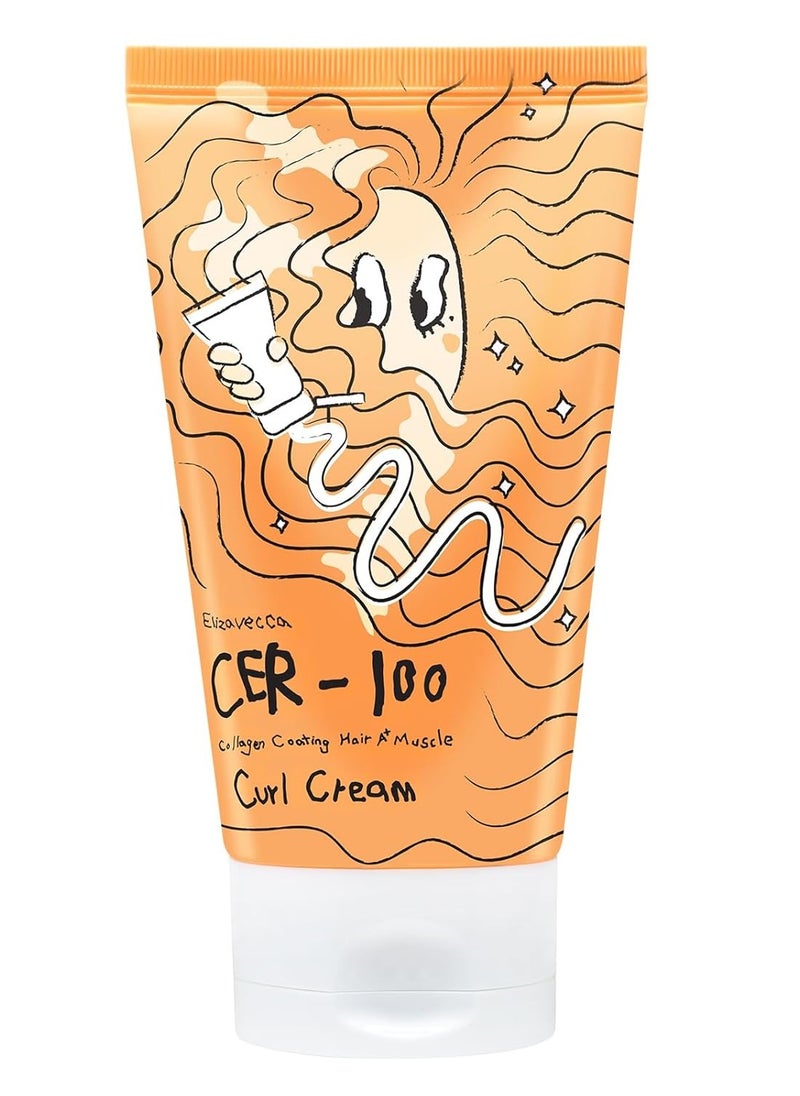 Elizavecca - Elizavecca CER-100 Collagen Coating Hair A+ Muscle Curl Cream 120 ml - Image 1