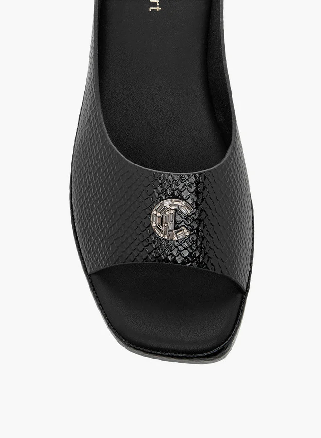 Le Confort Women's Textured Slip-On Comfort Sandals