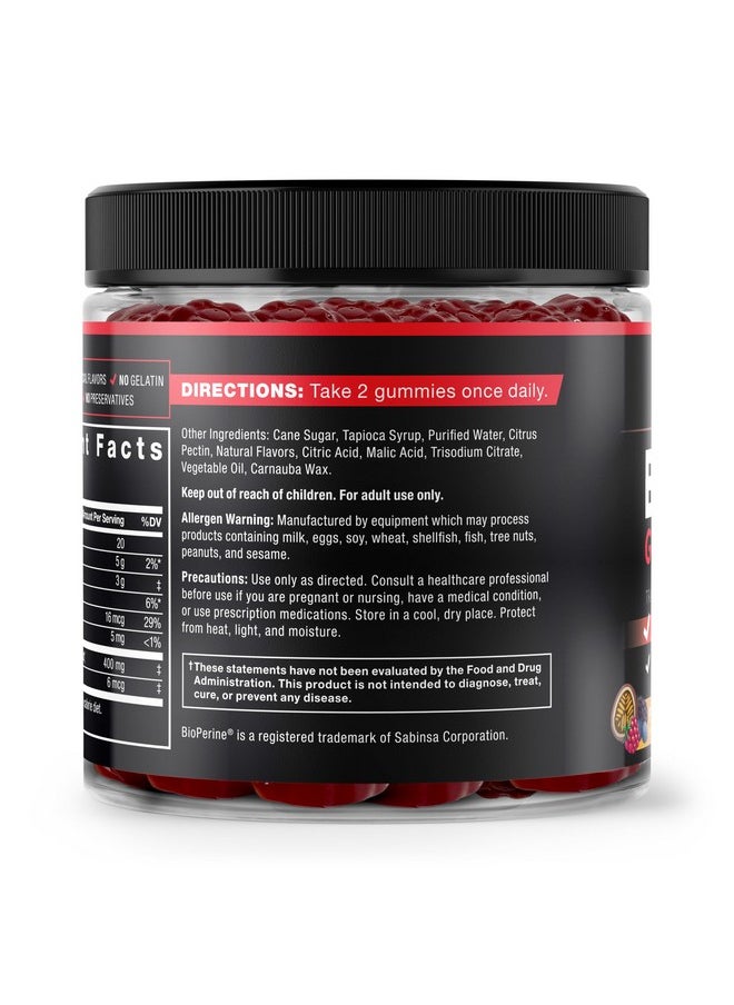 Force Factor Force Factor Black Maca Gummies, Black Maca Root to Enhance Vitality in Men & Women, Increase Energy & Strength, with BioPerine for Superior Absorption, Delicious Passion Berry Flavor, 60 Gummies  - Image 1