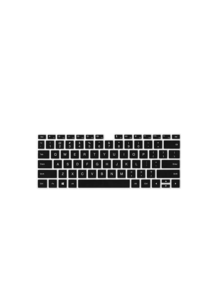 Silicone Keyboard Skin Cover Compatible with Huawei Matebook D14/D15 and  Huawei Matebook 14 2019/Matebook X Pro 13.9, Premium Ultra Thin,Black - Image 3